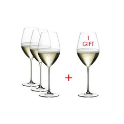 Набор бокалов CHAMPAGNE WINE GLASS PAY 3 GET 4, 4 шт., 445 мл, 23.5 см, Riedel, фото 