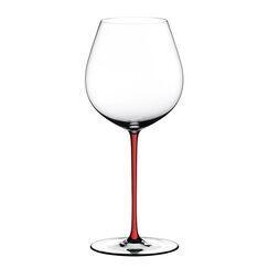 Бокал для красного вина Old World Pinot Noir, 705 мл, прозрачный/красный, хрусталь, серия Fatto a Mano, Riedel, фото 