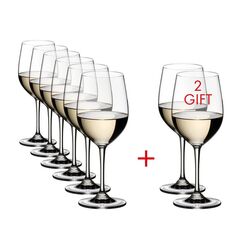 Набор бокалов Vinum Pay 6 Get 8 Value Gift Pack Viognier / Chardonnay / Verdejo, 8 шт., 350 мл, 7416/05, Riedel, фото 