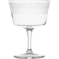 Набор бокалов-блюдец для шампанского Novecento Art Deco, 6 шт, 220 мл, D90 мм, H124 мм, хрустальное стекло, Bormioli Rocco, фото 