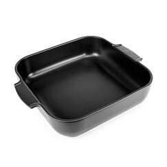 Форма для запекания квадратная SATIN BLACK 5,4 л, 36 см, H7,5 см, черный, Peugeot, фото 