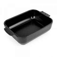 Форма для запекания прямоугольная SATIN BLACK 2,7 л, 32 х 20 см, H6,5 см, черный, Peugeot, фото 