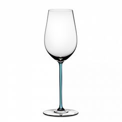 Бокал для вина Riesling/Zinfandel, 395 мл, прозрачный/бирюзовый, хрусталь, серия Fatto a Mano, Riedel, фото 