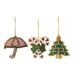 Набор ёлочных украшений Christmas blink из коллекции New Year Essential, 3 шт., Tkano, фото 