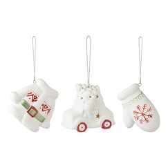 Набор ёлочных украшений с подсветкой Classy ornaments из коллекции New Year Essential, 3 шт., Tkano, фото 