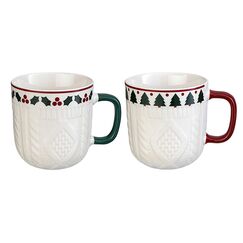 Набор из двух кружек Warm Celebration из коллекции New Year Essential, 400 мл, Tkano, фото 