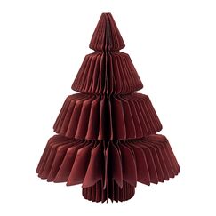 Декор новогодний Honeycomb tree бордового цвета из коллекции New Year Essential, Tkano, фото 