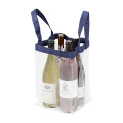Сумка для охлаждения вина и шампанского L'Atelier du Vin Soft Baladeur Crystal Transparent, фото 