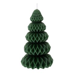Свеча декоративная Origami зеленого цвета из коллекции New Year Essential, 19 см, Tkano, фото 