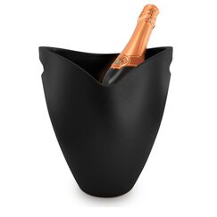 Ведерко для охлаждения вина и шампанского Ice Bucket Black, Pulltex, фото 
