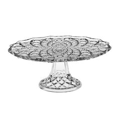 Тарелка для торта на ножке Cake plates, 30,5 см, Crystal Bohemia, фото 