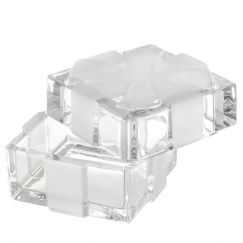 Доза - шкатулка с матовым бантом Boxes, 7,2 см, Crystal Bohemia, фото 