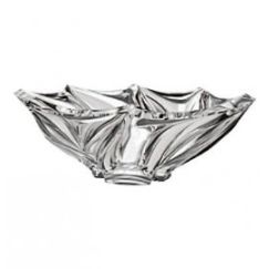 Салатник овальный Bromelias, 35 см, Crystal Bohemia, фото 
