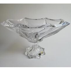 Салатник на ножке Bromelias, 33 см, Crystal Bohemia, фото 