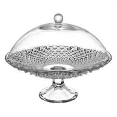 Ваза для фруктов с крышкой 35 см, серия Diamond, Rogaska, фото 