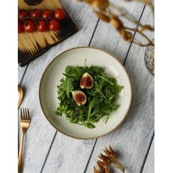 Салатник полуглубокий d 22 см h 4 см 835 мл, Seasons Бежевый, Porland, фото 