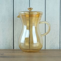 Молочник с крышкой Diamond 1 л, цвет медовый, Repast, фото 