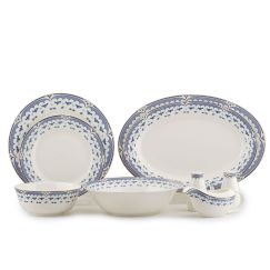 Столовый сервиз на 12 персон, 43 предмета, Гжель, Repast, фото 