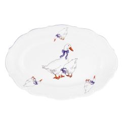 Блюдо овальное 33 см Гуси, Repast, фото 
