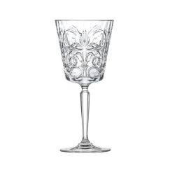 Тарелка плоская 25 см Rococo с платиновой полосой, Repast, фото 