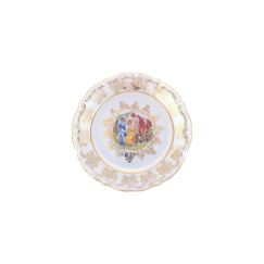 Набор из 6-ти тарелок Мадонна 17 см, перламутр, серия Мария Тереза, Repast, фото 