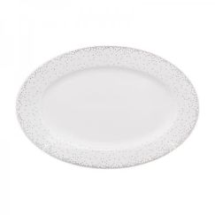 Блюдо овальное плоское Жемчуг 22 см, Repast, фото 