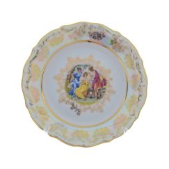 Набор из 6-ти тарелок Мадонна 17 см, перламутр, серия Мария Тереза, Repast, фото 