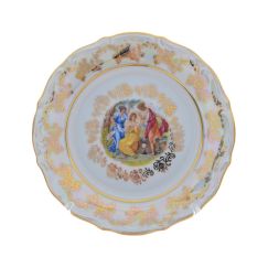 Набор из 6-ти тарелок Мадонна 17 см, перламутр, серия Мария Тереза, Repast, фото 