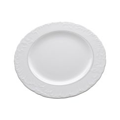 Блюдо круглое Rococo с платиновой полосой 32 см, Repast, фото 
