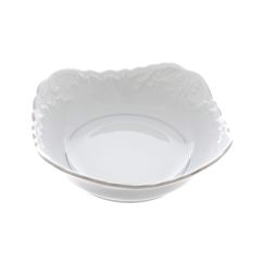 Набор из 6-ти салатников Rococo с платиновой полосой 17 см, Repast, фото 