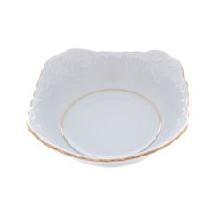 Набор из 6-ти салатников Rococo с золотой полосой 17 см, Repast, фото 