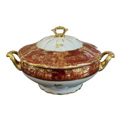 Столовый сервиз  на 6 персон Красный лист, серия Мария Тереза, 28 предметов, Repast, фото 