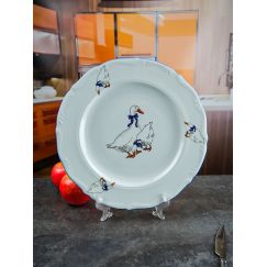 Блюдо круглое 32 см Гуси, Repast, фото 