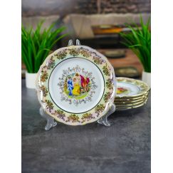 Набор из 6-ти тарелок Мадонна 17 см, перламутр, серия Мария Тереза, Repast, фото 