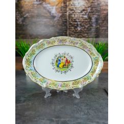 Блюдо овальное Мадонна 29 см, перламутр, серия Мария Тереза, Repast, фото 