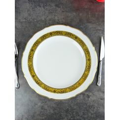 Блюдо круглое Матовая полоса 30 см, серия Мария Тереза, Repast, фото 