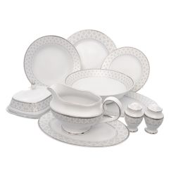 Столовый набор на 6 персон, серия Серебряная сетка, 25 предметов, Repast, фото 