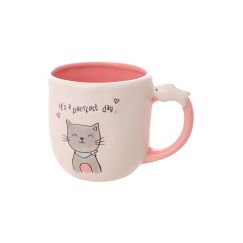 Кружка Котик 475 мл, 13,7*10*9,8 см, Repast, фото 