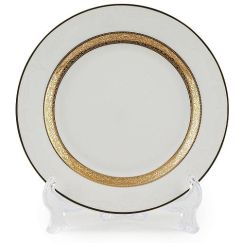 Набор из 6-ти тарелок 20 см Золотая лента, Repast, фото 