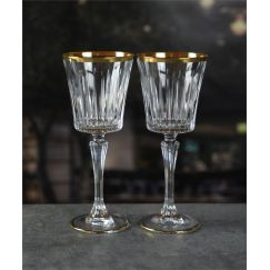 Набор из 2-х бокалов для вина RCR Timeless 300 мл, золото, Италия, фото 