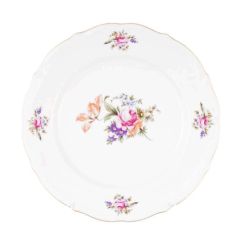 Набор из 6-ти тарелок плоских 25 см, серия Мейсенский букет, Repast, фото 