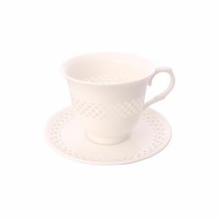 Чайная пара фарфоровая Рисовые зерна 220 мл, Repast, фото 