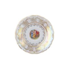 Блюдце кофейное мокко Мадонна, перламутр, серия Мария Тереза, Repast, фото 