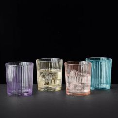 Набор из 4-х цветных стаканов Aperitivo Colors 370 мл (Голубой, Солнечный, Розовый, Фиолетовый), хрусталь, Nachtmann, фото 