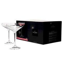 Набор бокалов-блюдец для шампанского Cabernet 300мл; D=16,8, H=17см; 6 штук, Chef&Sommelier, фото 