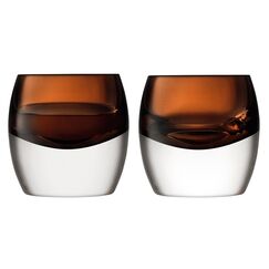 Набор из 2 тумблеров Whisky Club 230 мл коричневый, LSA International, фото 