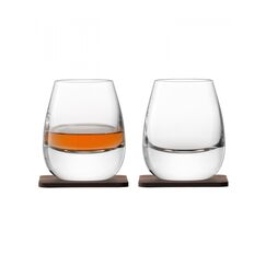 Набор из 2 стаканов Islay Whisky с деревянными подставками 250 мл, LSA International, фото 