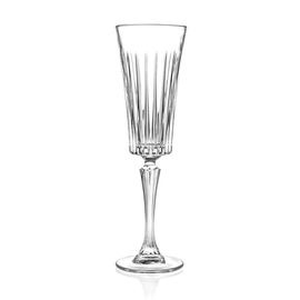 Набор из 6-ти бокалов-флюте для шампанского RCR Style TimeLess 210 мл, хрустальное стекло, Италия, фото 