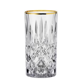 Набор низких стаканов для виски Noblesse GOLD, 295 мл, 2 шт, бессвинцовый хрусталь, золото 24к, Nachtmann [CLONE], фото 