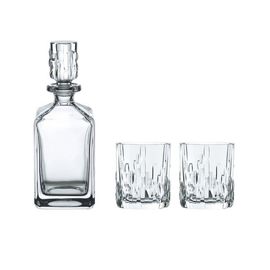 Набор для виски 3 предмета SHU FA: декантер 750 мл + 2 стакана 330 мл, хрусталь, Nachtmann, фото 